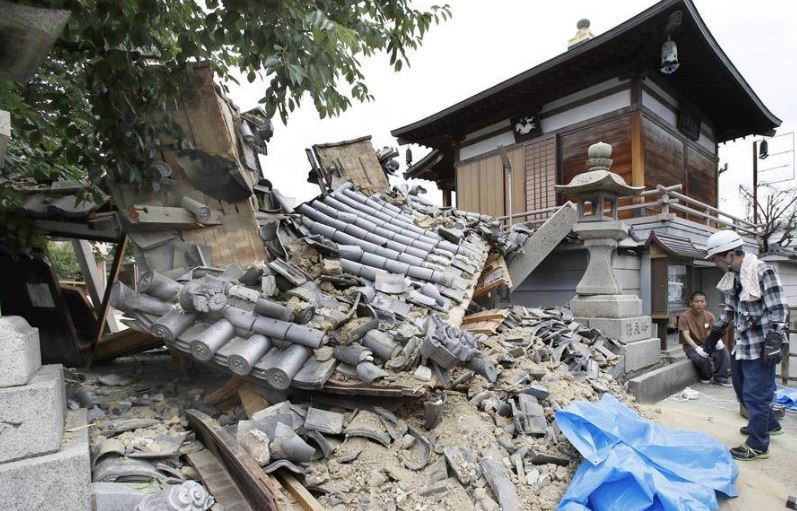 जापानमा भूकम्प, दुइको मृत्यु