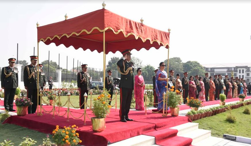 प्रधानसेनापति महारथी पूर्णचन्द्र थापा औपचारिक भ्रमणको सिलसिलामा चीनतर्फ प्रस्थान