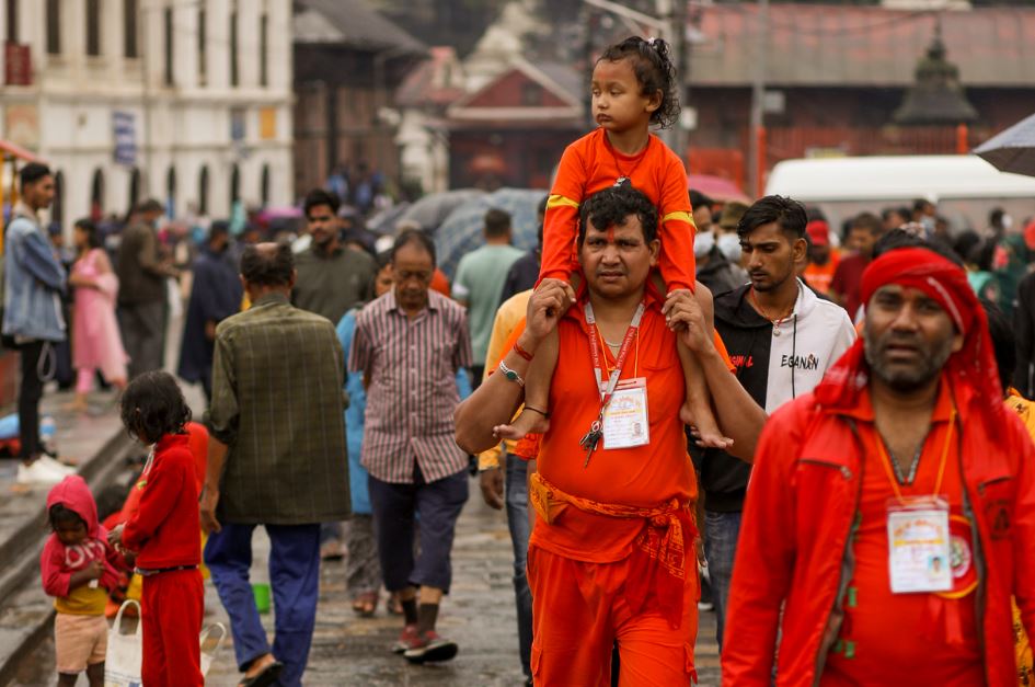 पशुपतिनाथ मन्दिरमा हजारौँ बोलबम यात्री